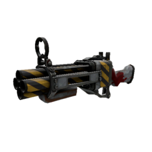 Unusual Specialized Killstreak Hazard Warning Iron Bomber (Well-Worn)