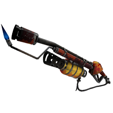 Unusual Specialized Killstreak Organ-ically Hellraised Flame Thrower (Well-Worn)