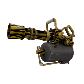 Unusual Tiger Buffed Minigun (Minimal Wear)